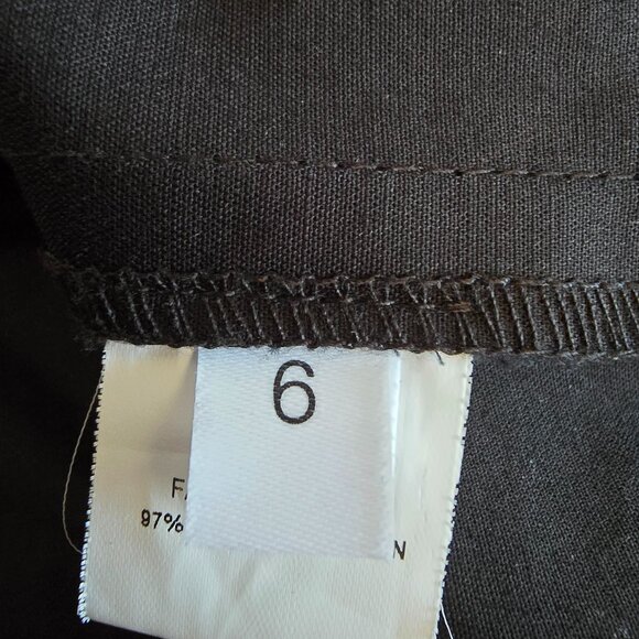 NWOT DEREK LAM ( 6 ) 10 CROSBY MINI SHIRTDRESS Long Sleeve Button Up Waist Tie - Picture 8 of 8